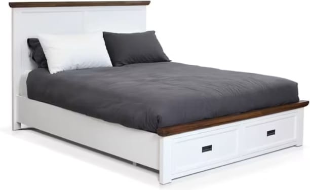 Aspen Storage Bed Frame Two Tone color Two Tone
