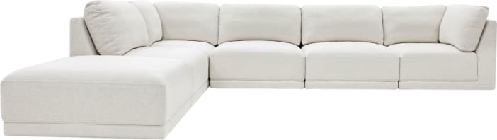 Emily Modular Sofa California Ivory - 6 Piece color California Ivory