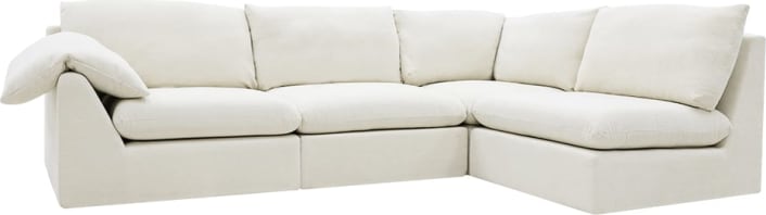 Ludlow Tribute Shell Sofa - 4 Seater RAF Terminal color Tribute Shell