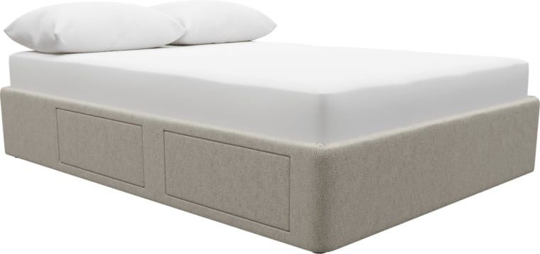 Zenith Storage Drawer Bed Base Noa Desert color Noa Desert