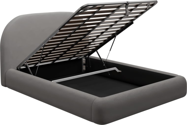 Capri Gas Lift Bed California Slate color California Slate