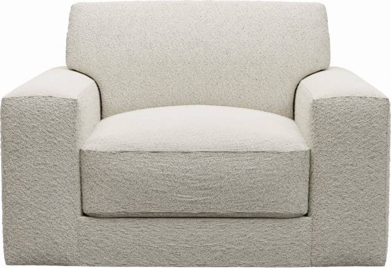 Monica Boucle Ivory Armchair color Boucle Ivory