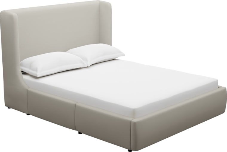 Lucy Drawer Bed View Cream color View Cream