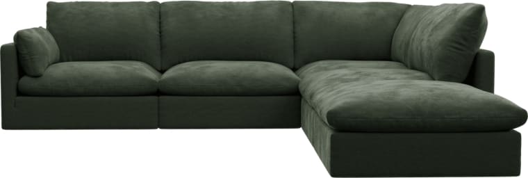 Willow Muse Forest Modular Sofa - 5 Seater RAF Terminal color Muse Forest
