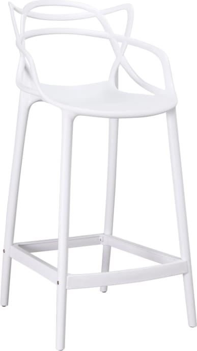 Manly Counter Stool White color White