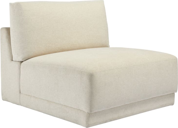 Haven California Ivory Armless Sofa Chair Module color California Ivory