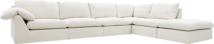 Ludlow Tribute Shell Sofa - 6 Seater RAF Terminal color Tribute Shell