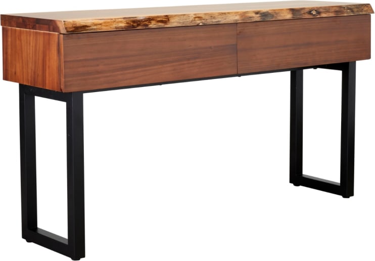 Croft Australian Blackwood Console Table - 2 Drawer color Blackwood