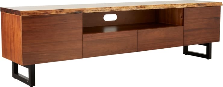 Croft Australian Blackwood TV Unit - 220cm color Blackwood