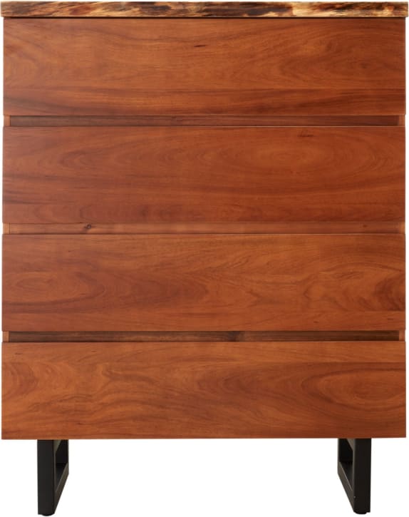 Croft Australian Blackwood Tallboy - 4 Drawer color Blackwood