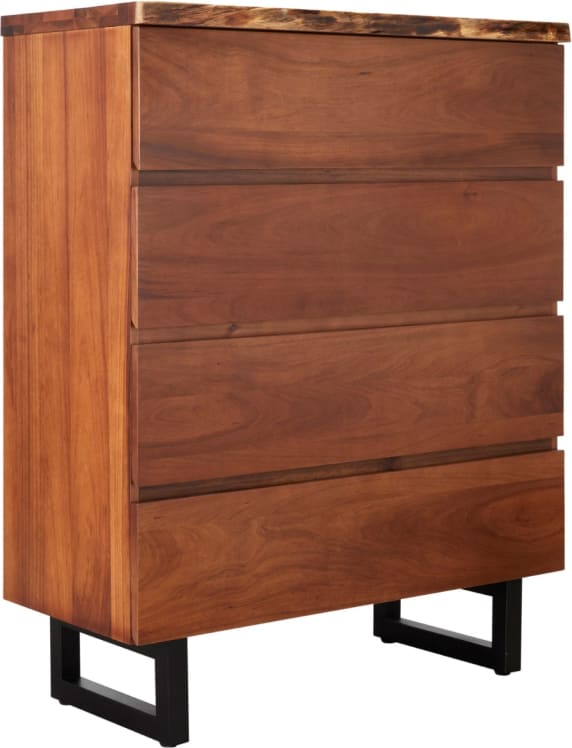 Croft Australian Blackwood Tallboy - 4 Drawer color Blackwood