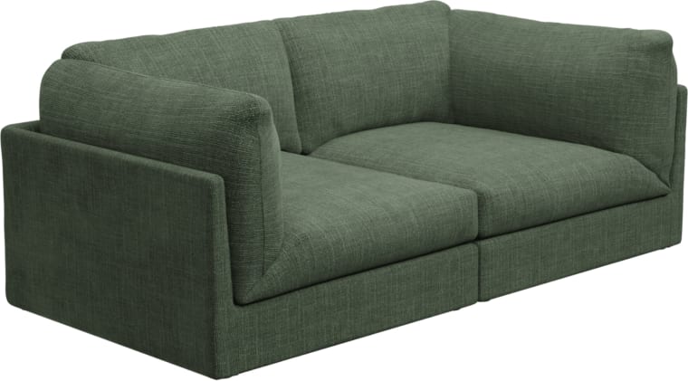 Finley Tribute Dark Jade Modular Sofa - 2 Seater color Tribute Dark Jade