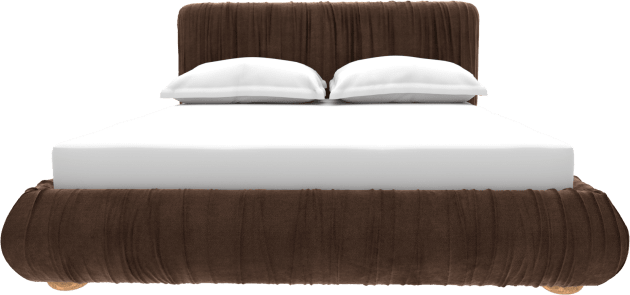 Gracie Bed Frame Muse Chocolate color Muse Chocolate