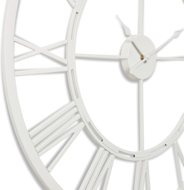 Kingston Wall Clock White - 101cm x 5cm color White