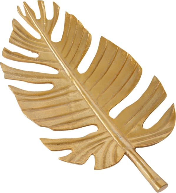 Leaf Tray Gold - 57 x 29 x 6 cm color Gold