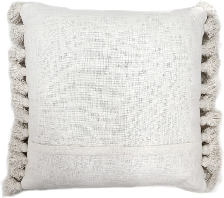 Jude Cushion White - 50cm x 50cm color White