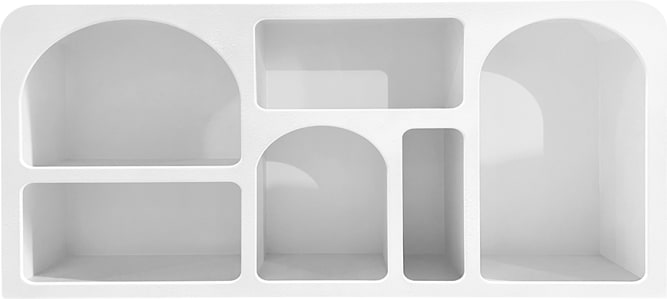 Milou Storage Unit - Low color White