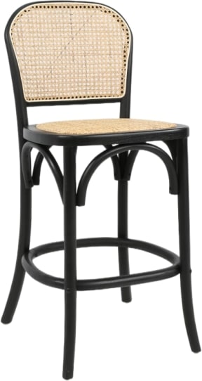Laguna Counter Stool Black/Natural color Black/Natural