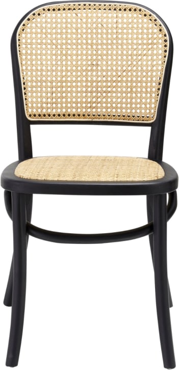 Laguna Dining Chair Black / Natural color Black/Natural