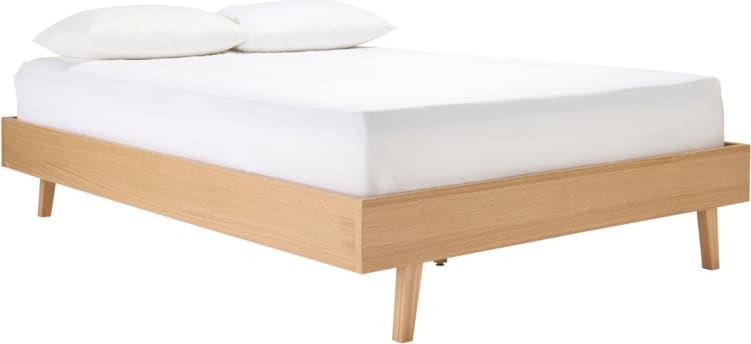 Morgan Oak Bed Base color Natural
