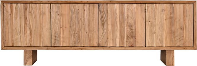 Linee Acacia Natural TV Unit - 200cm color Natural