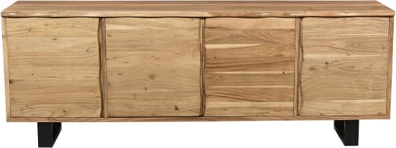 Madras Natural Acacia Wood Buffet - 200cm color Natural