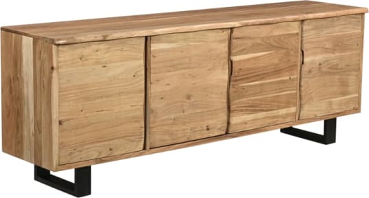 Madras Natural Acacia Wood Buffet - 200cm color Natural
