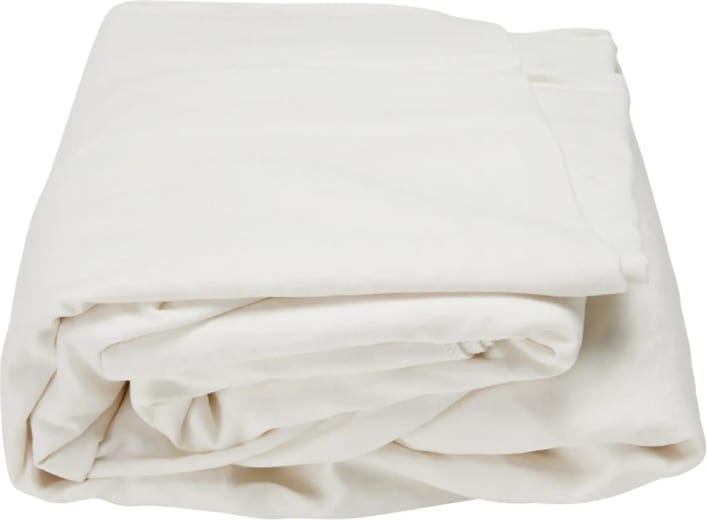 Como Linen Sofa Cover Pure White color Linen Pure White