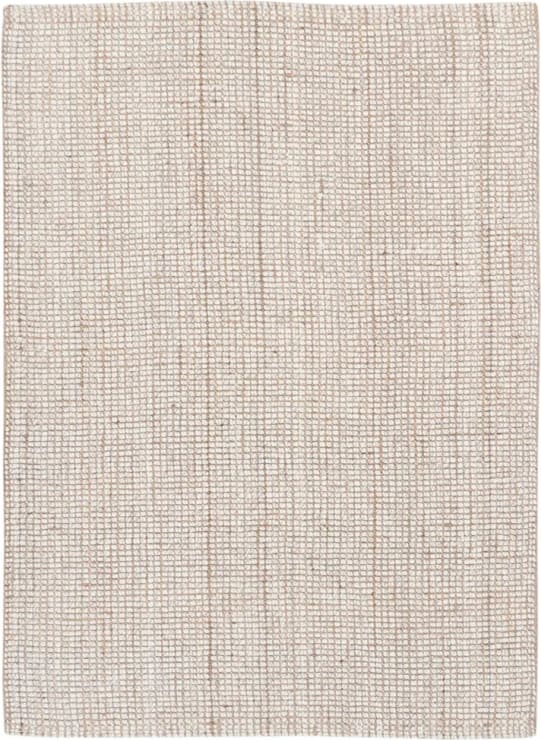 Boucle Wool Rug - Ivory color Ivory