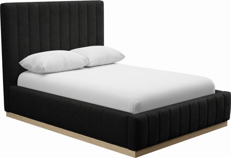 Brentwood Gas Lift Bed California Charcoal color California Charcoal