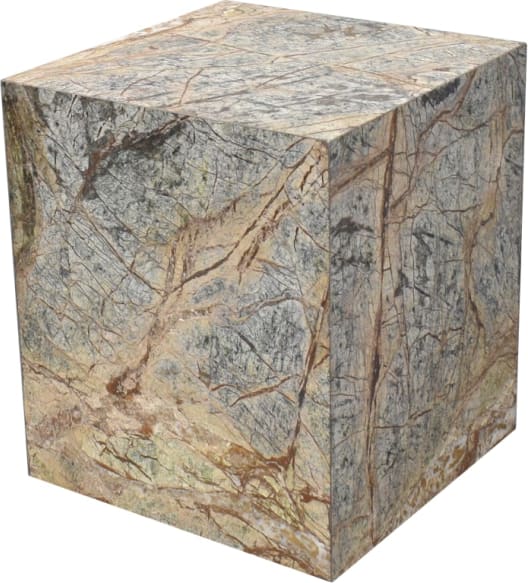 Mars Bidasar Marble Side Table color Green