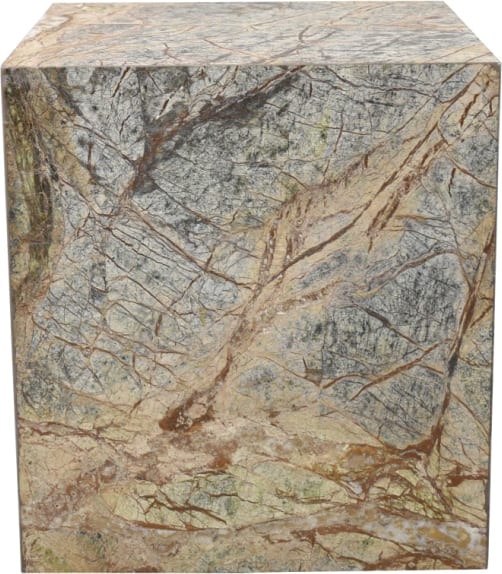 Mars Bidasar Marble Side Table color Green