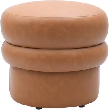 Bolo PU Rust Large Ottoman color Rust
