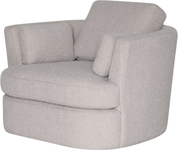 Lax Swivel Chair Boucle Pumice color Boucle Pumice