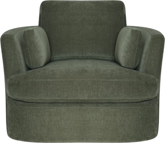 Lax Muse Forest Tea Green Swivel Chair color Muse Forest Tea Green