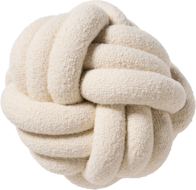 Circ Knot Cushion Natural Round - 30cm color Natural