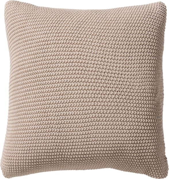 Cotswold Knitted Cushion Pebble - 50cm x 50cm color Pebble