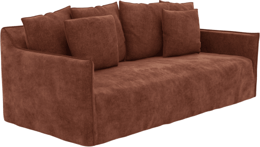 Como Muse Rust Sofa -  3 Seater color Muse Rust