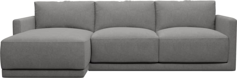 Haven Apt California Slate Chaise Sofa color California Slate