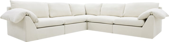Ludlow Tribute Shell Corner Sofa - 5 Seater color Tribute Shell