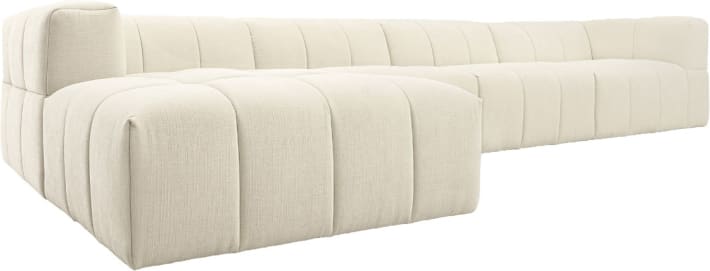 Lucello Tribute Shell Modular Sofa with Ottoman - 5 Piece color Tribute Shell
