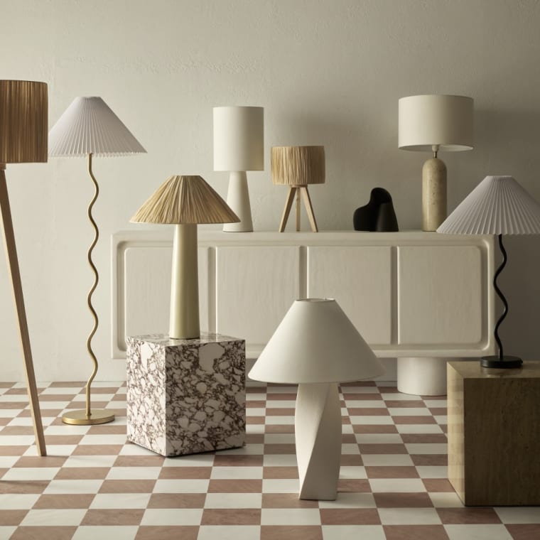 Marki Ceramic Table Lamp Natural color Natural