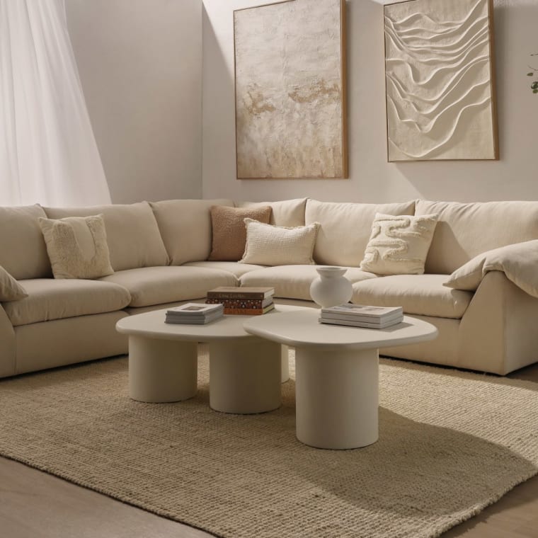 Ludlow Tribute Shell Corner Sofa - 5 Seater color Tribute Shell