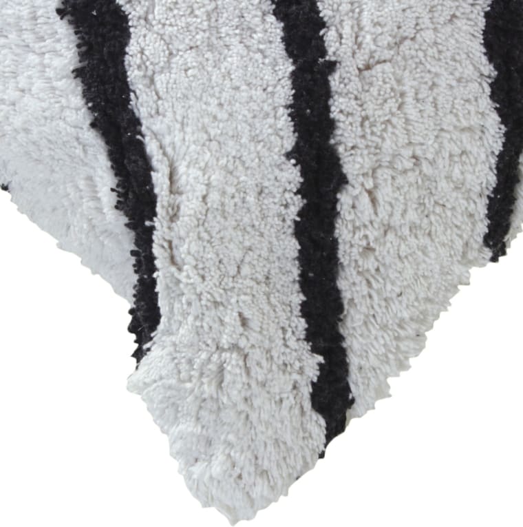 Felix Cushion Black/ White 35cm x 55cm 