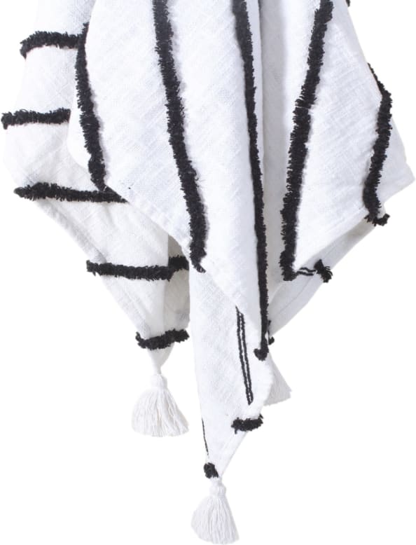 Felix Throw Black/ White 160cm x 130 cm 