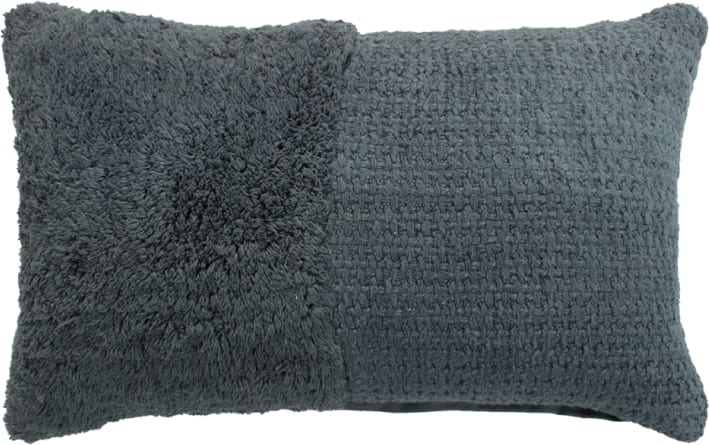 Tuba Cushion Cotton Dark Slate 35cm x 55cm 