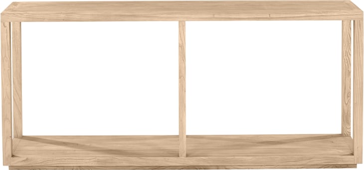 Coast Reclaimed Elm Console Table color Natural