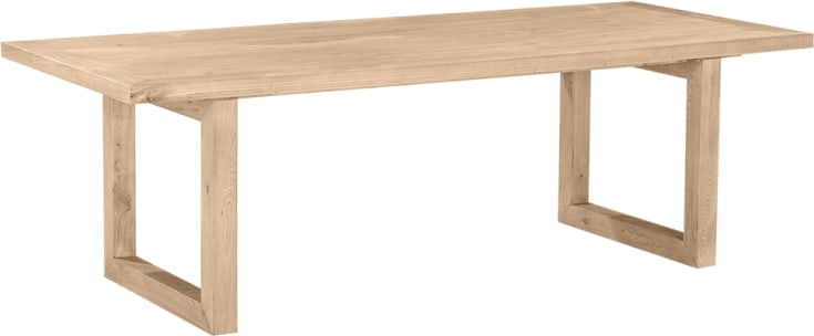 Coast Dining Table Reclaimed Elm color Natural