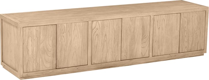 Coast Reclaimed Elm TV Unit - 220cm color Natural