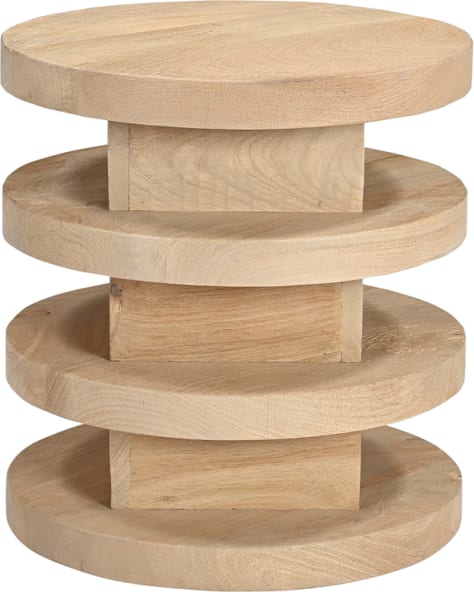 Pantu Occasional Round Stool color Oak
